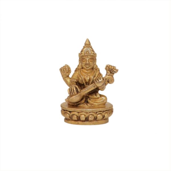 KALARAM BH Brass Saraswati 2.6 Inch, Pcs BH08979