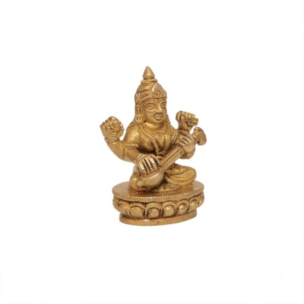 KALARAM BH Brass Saraswati 2.6 Inch, Pcs BH08979