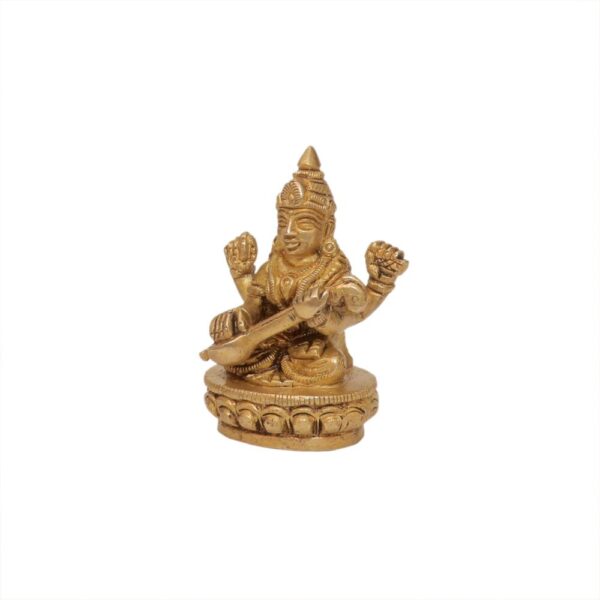 KALARAM BH Brass Saraswati 2.6 Inch, Pcs BH08979