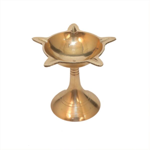 KALARAMBH Brass Divi 3.5 Inch, Pcs BH09121