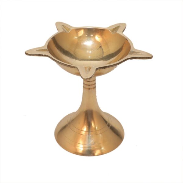 KALARAMBH Brass Divi 3.5 Inch, Pcs BH09121