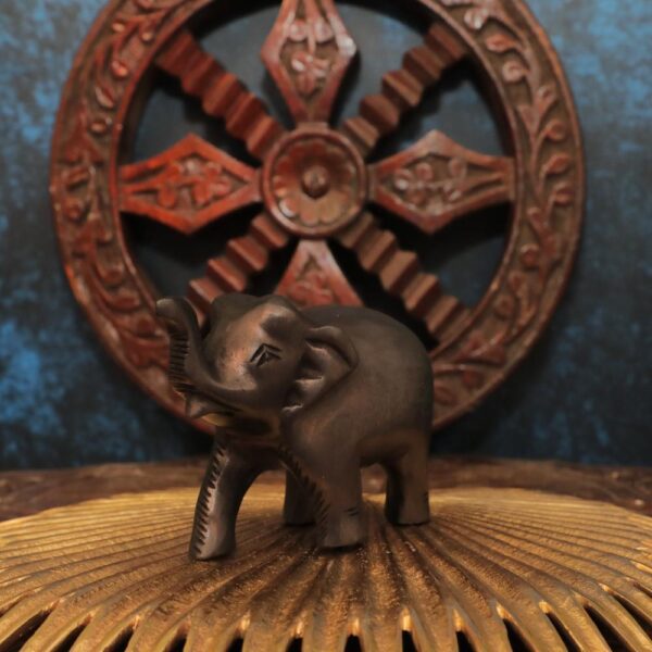 KALARAM BH Wooden Elephant 2.5 Inch, 1 Pcs BH09757