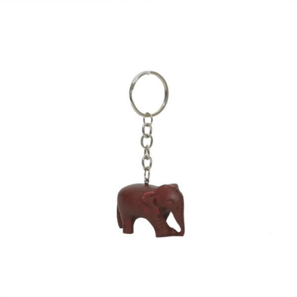 KALARAM BH Wooden Elaphant Keychain 4 Inch, 1 Pcs BH09804