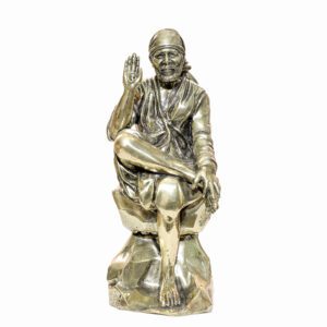Brass Sai Baba, 5 Inch KBH10321, Weight is 224 Gram, 1 Pcs