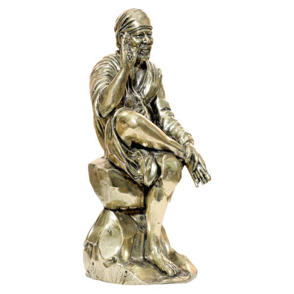 Brass Sai Baba, 5 Inch KBH10321, Weight is 224 Gram, 1 Pcs