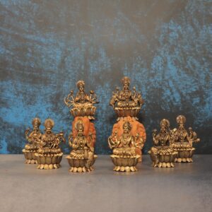 KALARAMBH Brass Asthlaxmi 3 Inch, 1 Pcs BH10587