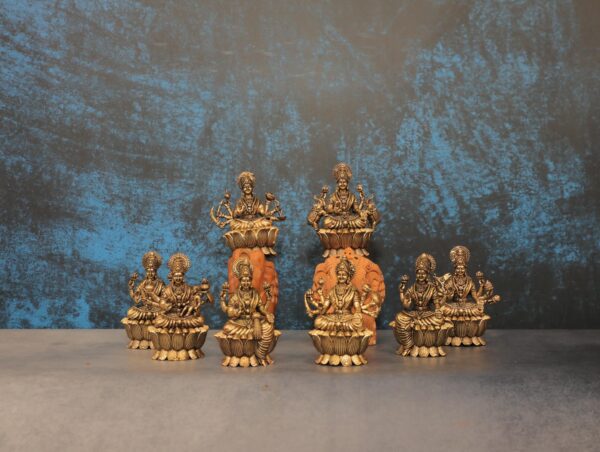 KALARAMBH Brass Asthlaxmi 3 Inch, 1 Pcs BH10587