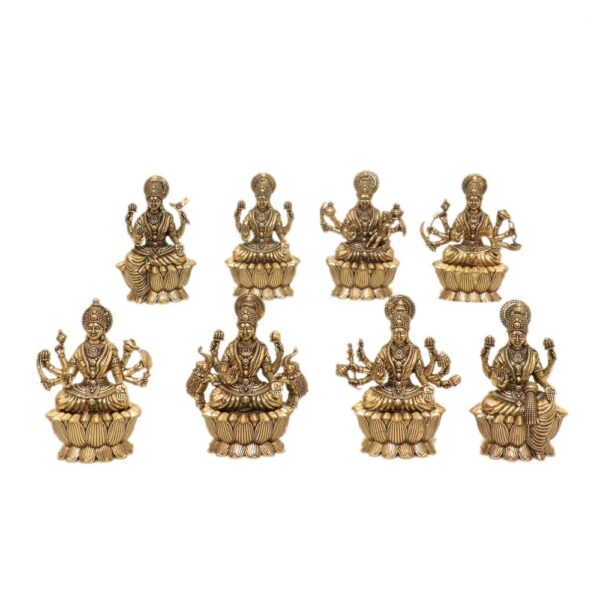 KALARAMBH Brass Asthlaxmi 3 Inch, 1 Pcs BH10587