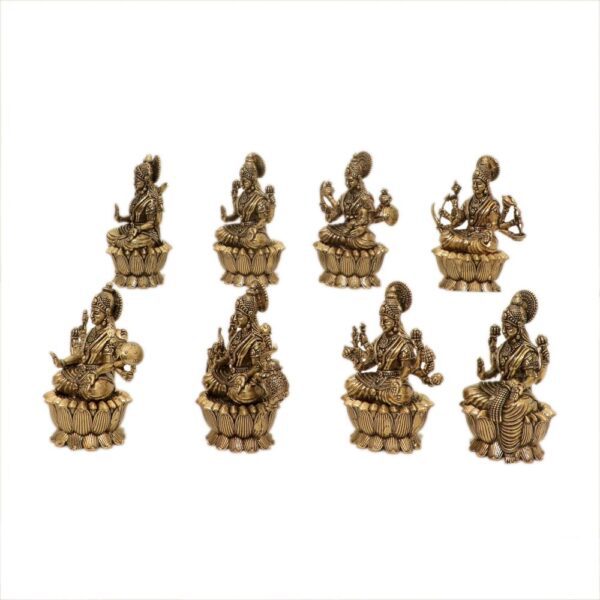 KALARAMBH Brass Asthlaxmi 3 Inch, 1 Pcs BH10587