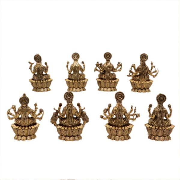 KALARAMBH Brass Asthlaxmi 3 Inch, 1 Pcs BH10587