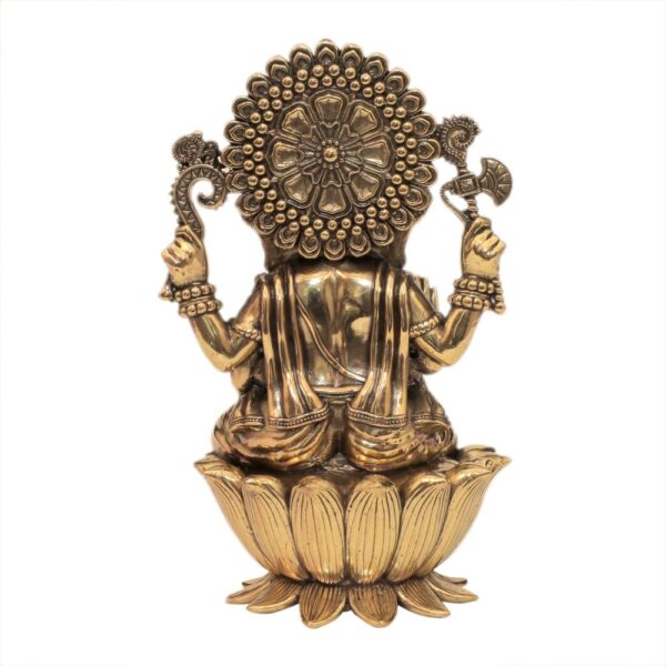 KALARAM BH Brass Ganesha 7.4 Inch, 1 Pcs BH10597