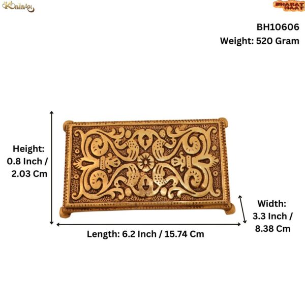 KALARAMBH Brass Bajath 0.8 Inch, 1 Pcs BH10606