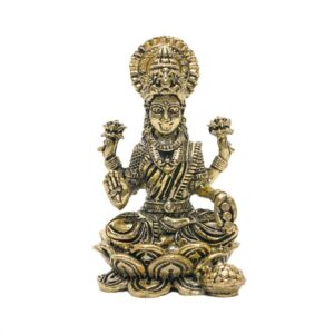 KALARAMBH Brass Lakshmi 3 Inch, 1 Pcs BH10613