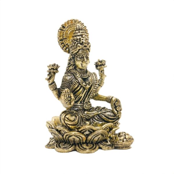 KALARAMBH Brass Lakshmi 3 Inch, 1 Pcs BH10613