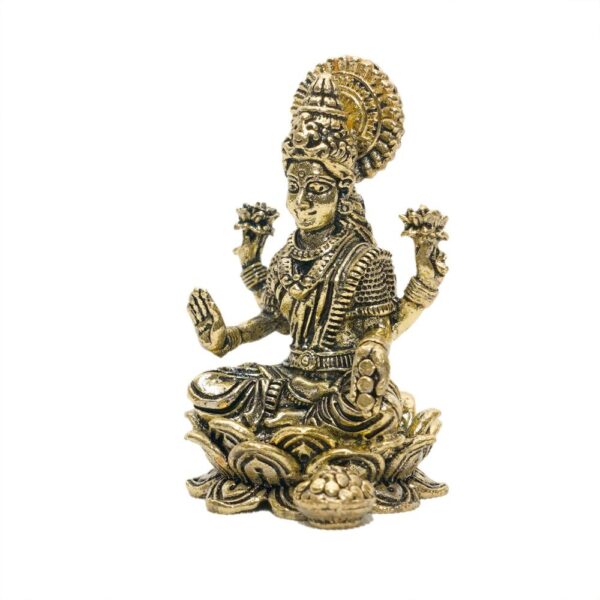 KALARAMBH Brass Lakshmi 3 Inch, 1 Pcs BH10613