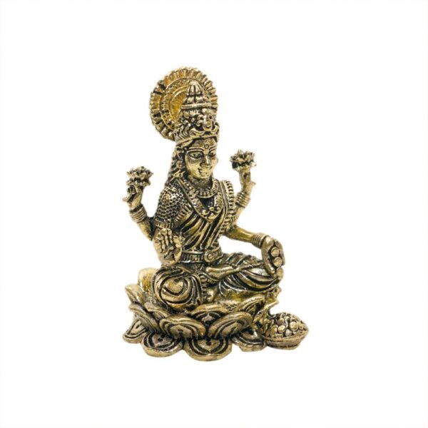 KALARAMBH Brass Lakshmi 3 Inch, 1 Pcs BH10613