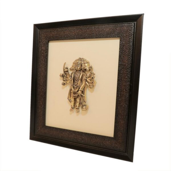 KALARAM BH Brass Hanuman Frame 9.3 Inch, 1 Pcs BH10697