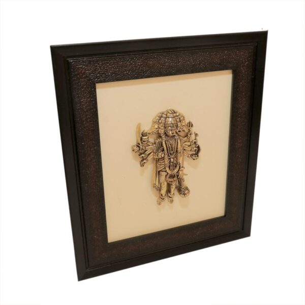 KALARAM BH Brass Hanuman Frame 9.3 Inch, 1 Pcs BH10697