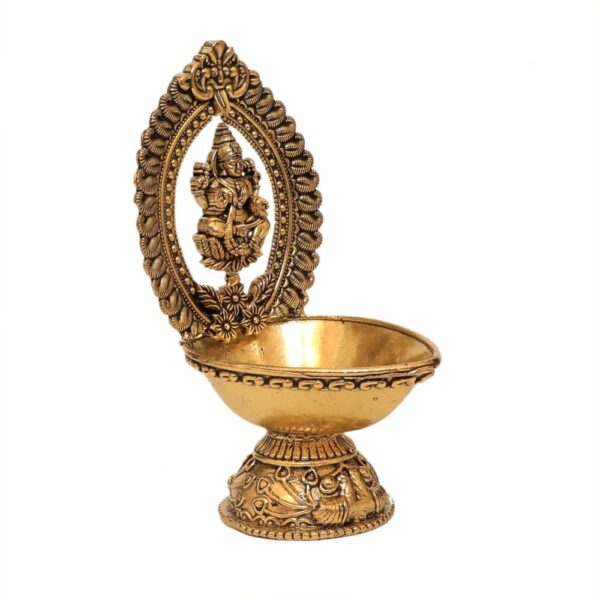 KALARAMBH Brass Lakshmi Divi 4.5 Inch, 1 Pcs BH10703