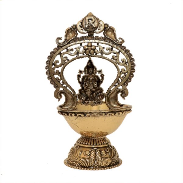 KALARAMBH Brass Lakshmi Divi 5.5 Inch, 1 Pcs BH10704