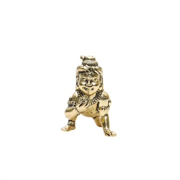 KALARAMBH Brass Bal Krishna 1.3 Inch, 1 Pcs BH10721