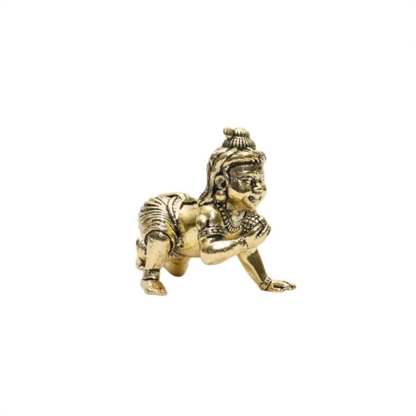 KALARAMBH Brass Bal Krishna 1.3 Inch, 1 Pcs BH10721