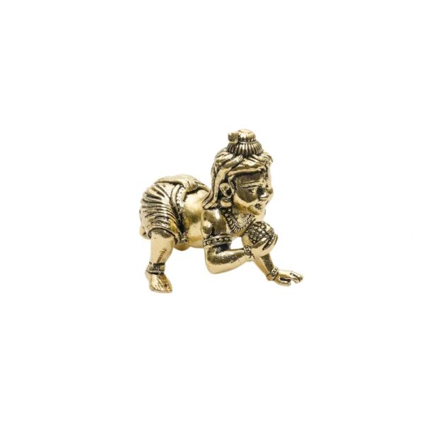 KALARAMBH Brass Bal Krishna 1.3 Inch, 1 Pcs BH10721