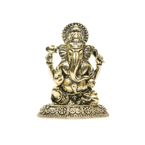 KALARAMBH Brass Ganesha 1.2 Inch, 1 Pcs BH10739