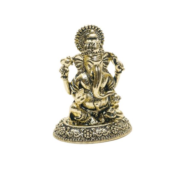 KALARAMBH Brass Ganesha 1.2 Inch, 1 Pcs BH10739