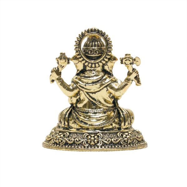 KALARAMBH Brass Ganesha 1.2 Inch, 1 Pcs BH10741