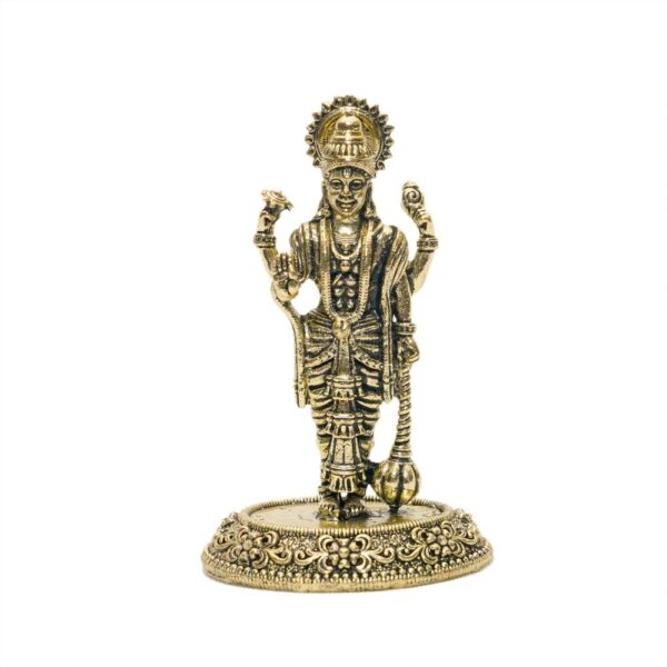 KALARAMBH Brass Vishnu 3 Inch, 1 Pcs BH10750