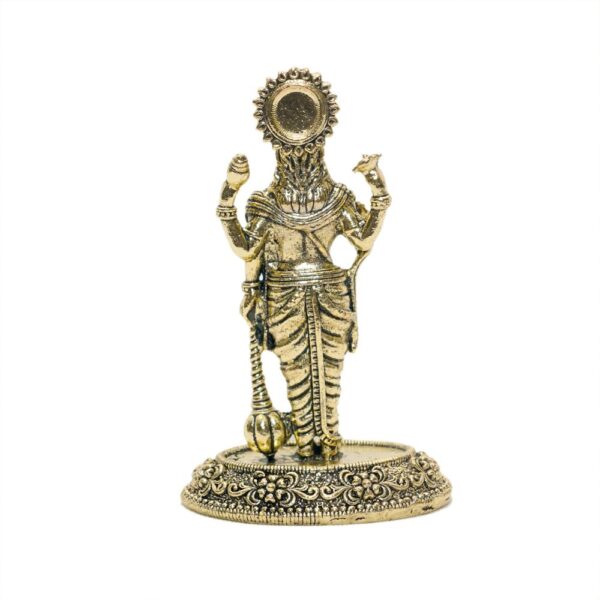 KALARAMBH Brass Vishnu 3 Inch, 1 Pcs BH10750