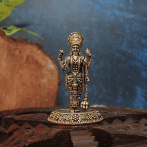 KALARAMBH Brass Vishnu 3 Inch, 1 Pcs BH10750