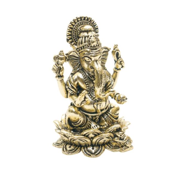 KALARAMBH Brass Ganesha 3.2 Inch, 1 Pcs BH10752