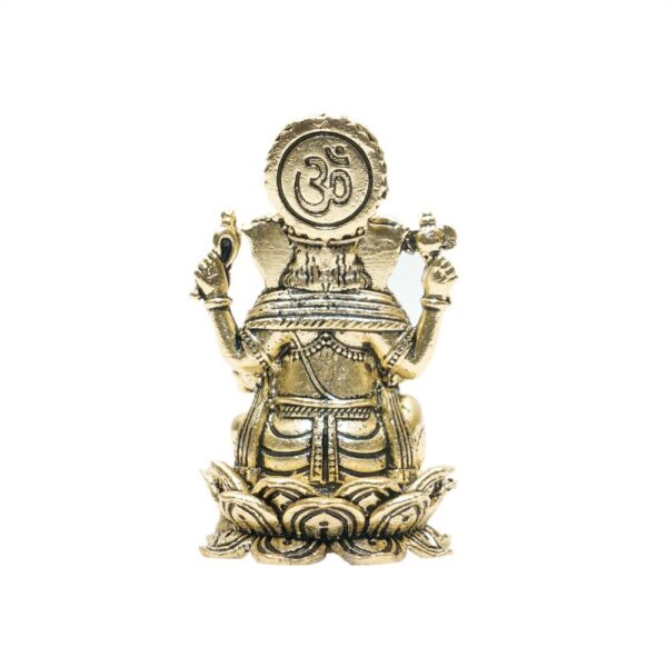 KALARAMBH Brass Ganesha 3.2 Inch, 1 Pcs BH10752