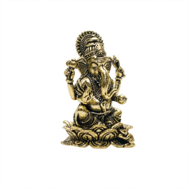 KALARAMBH Brass Ganesha 2.5 Inch, 1 Pcs BH10753