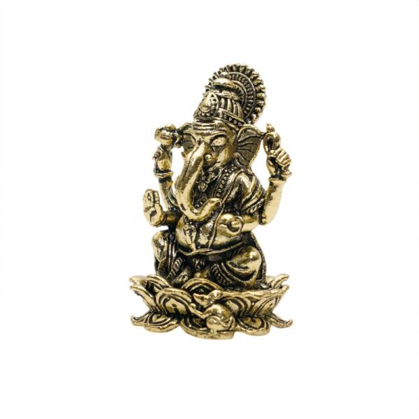 KALARAMBH Brass Ganesha 2.5 Inch, 1 Pcs BH10753