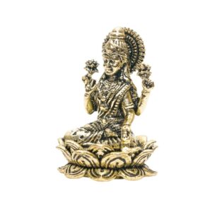 KALARAMBH Brass Lakshmi 2.8 Inch, 1 Pcs BH10755