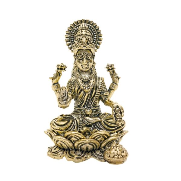 KALARAMBH Brass Lakshmi 1.2 Inch, 1 Pcs BH10763