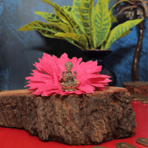 KALARAMBH Brass Lakshmi 1.2 Inch, 1 Pcs BH10764