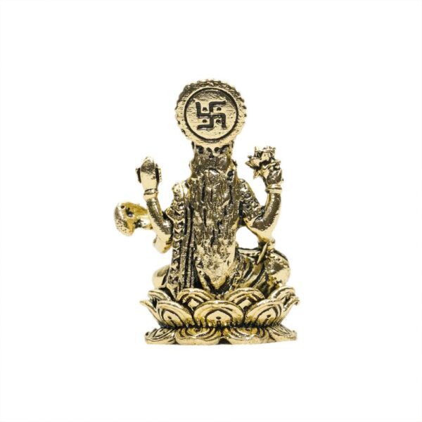 KALARAMBH Brass Saraswati 1.2 Inch, 1 Pcs BH10766