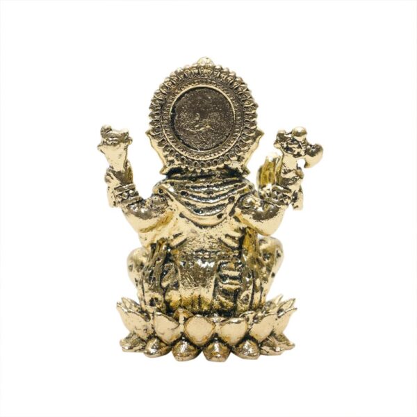 KALARAMBH Brass Ganesha 1.9 Inch, 1 Pcs BH10769