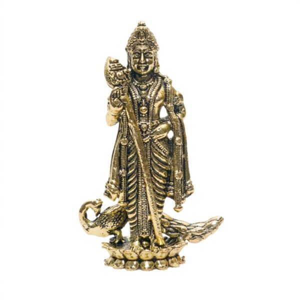 KALARAMBH Brass kartikeya 1.8 Inch, 1 Pcs BH10775