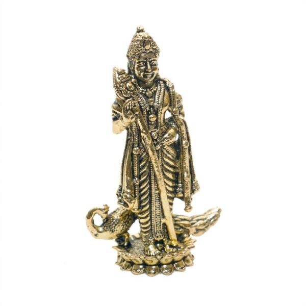 KALARAMBH Brass kartikeya 1.8 Inch, 1 Pcs BH10775