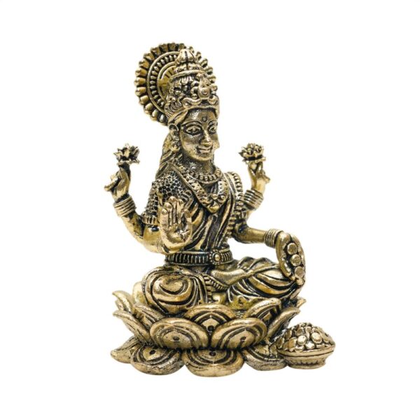 KALARAMBH Brass Lakshmi 1.9 Inch, 1 Pcs BH10776