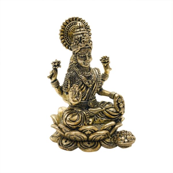 KALARAMBH Brass Lakshmi 1.9 Inch, 1 Pcs BH10776