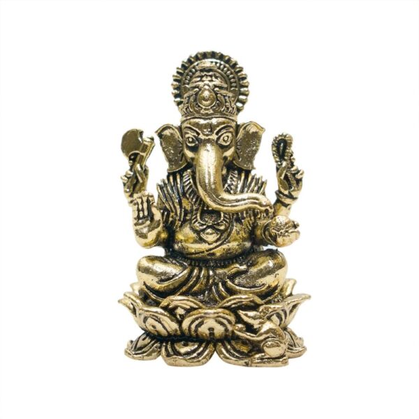 KALARAMBH Brass Ganesha 2.2 Inch, 1 Pcs BH10810