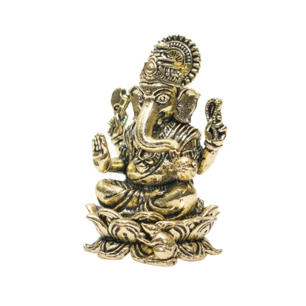 KALARAMBH Brass Ganesha 2.2 Inch, 1 Pcs BH10810