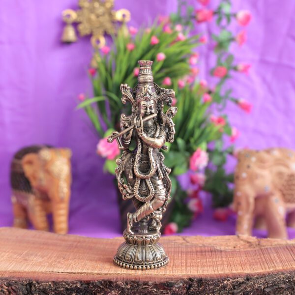 Brass Krishna 5.5 Inch KBH11199