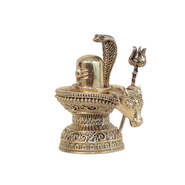 Brass Shivling 2.2 Inch KBH11228